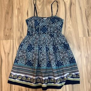 American Rag Cie Blue Floral Print Dress